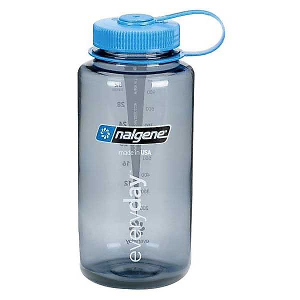 Nalgene Weithalsflasche 1l One Size Gray / Loop-Top Blue günstig online kaufen