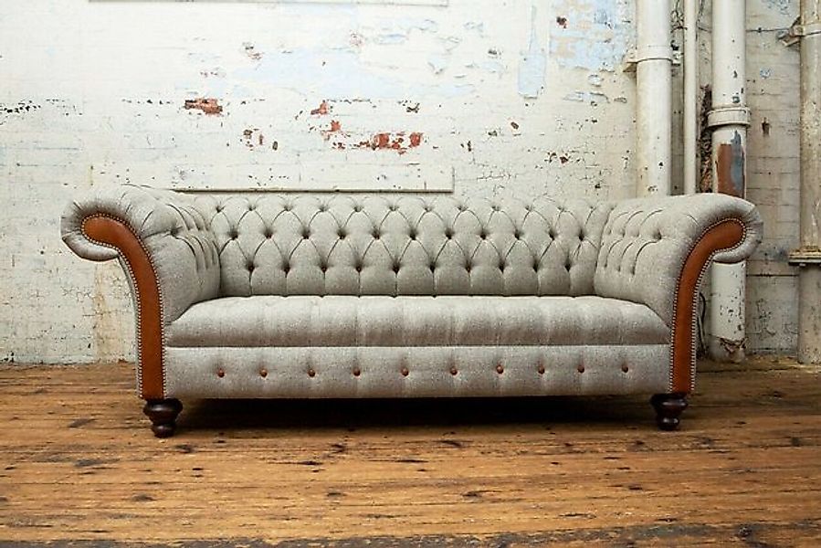 JVmoebel Chesterfield-Sofa Dreisitzer Couch Polster Design Sofa Moderne 3er günstig online kaufen