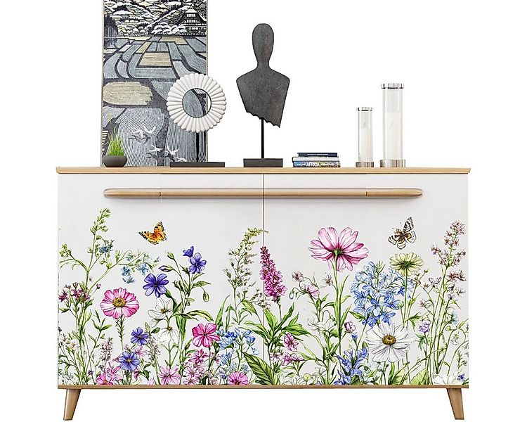 Coonoor Fenstersticker Blumen- und Schmetterlingsfensterfolie, bunte Fenste günstig online kaufen