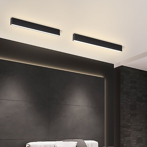 Nettlife Deckenleuchten Schwarz 53CM Lang Decke günstig online kaufen