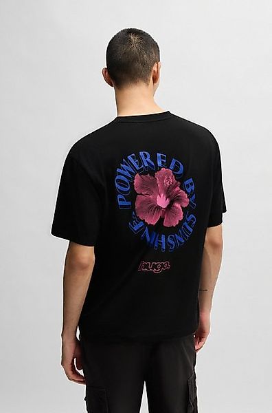 HUGO Blue T-Shirt Napoka Unisex, mit Hugo-Rückendruck günstig online kaufen