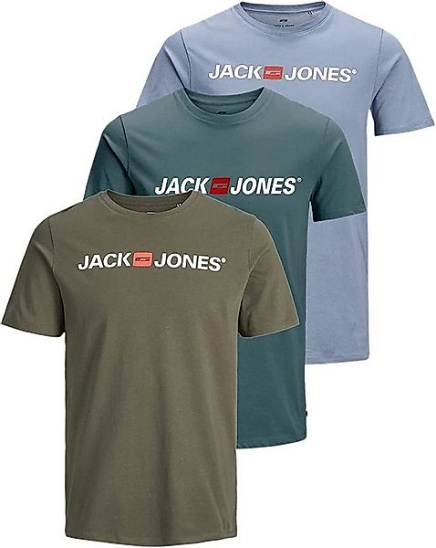 Jack & Jones T-Shirt Stilvolles Slim-Fit oder Regular Shirt mit Printdruck günstig online kaufen