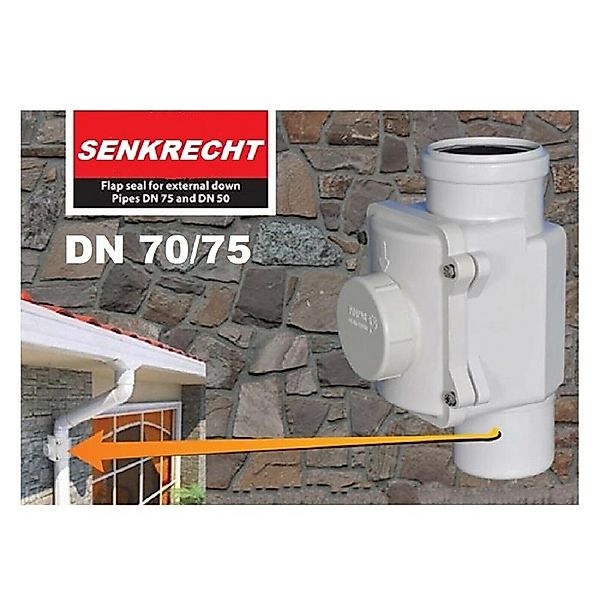 Uzman Ablaufgarnitur Rückstauverschluss Ø DN50/DN75 für günstig online kaufen