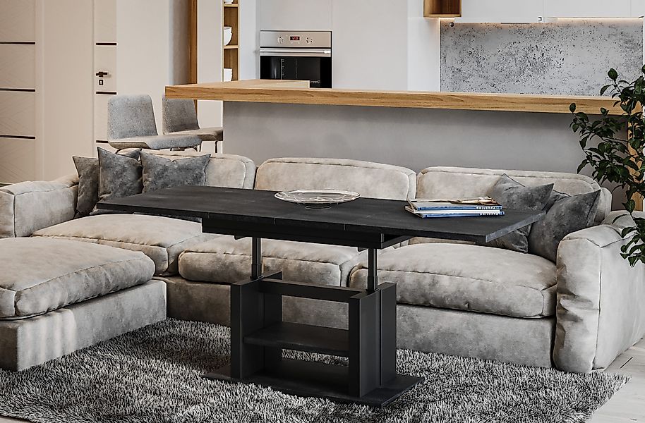 Endo-Moebel Couchtisch Dior 110cm - 170cm günstig online kaufen