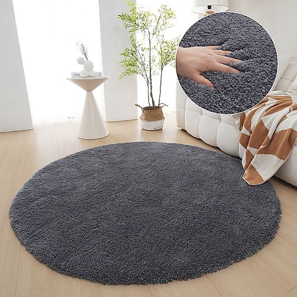 OTTO home Hochflor-Teppich "Microfaser Teppich Magong, besonders weich, seh günstig online kaufen