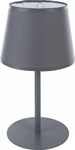 Tischleuchte grau Ø 20 cm 1xE27 Maja günstig online kaufen