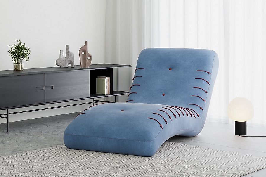 MOEBLO Chaiselongue SPLINE, – Sitz- und Liegesessel Sofa elegantes Liegesof günstig online kaufen