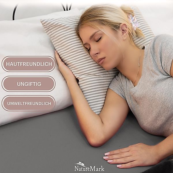NatureMark Spannbettlaken JERSEY Spannbettlaken Spannbetttuch, Baumwolle, günstig online kaufen