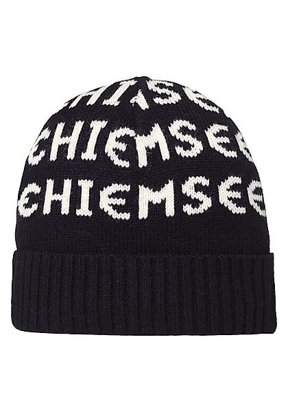 Chiemsee Strickmütze Mütze mit Logo-Muster 1 günstig online kaufen