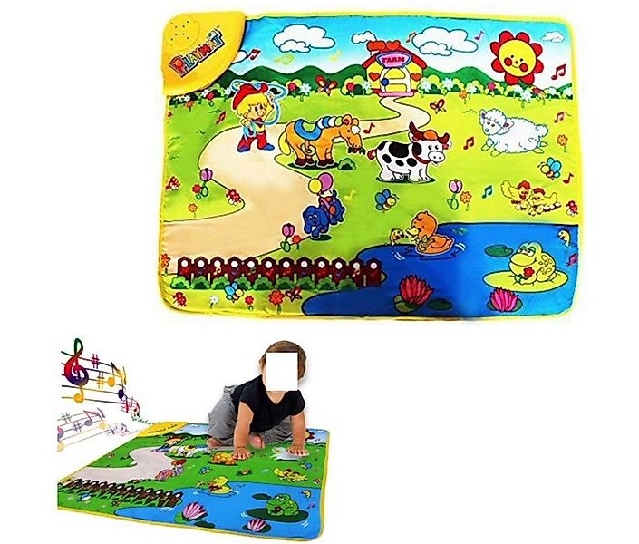 Lernspielzeug Musikspielende Matte Interaktive Spielmatte Farmdesign günstig online kaufen