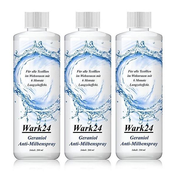 Wark24, Wasserbett Wark24 Geraniol Anti-Milbenspray 500ml - Für alle Textil günstig online kaufen