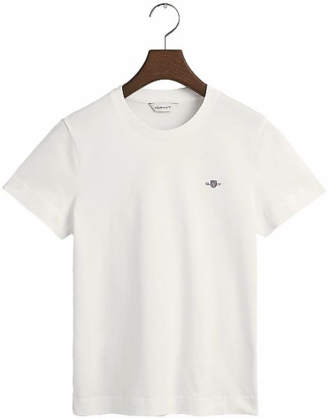 Gant T-Shirt "REG SHIELD KA T-SHIRT", mit einer kleinen aufgestickten Wappe günstig online kaufen