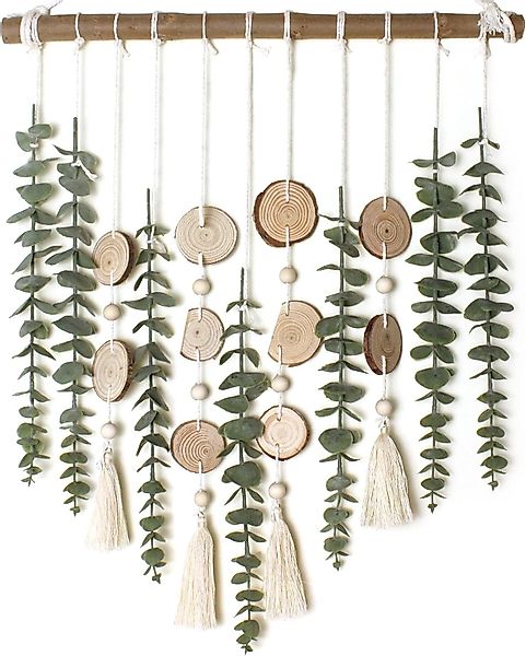 Coonoor Hängedekoration Hängende Eukalyptus Wanddekoration,Boho Raumdekor günstig online kaufen
