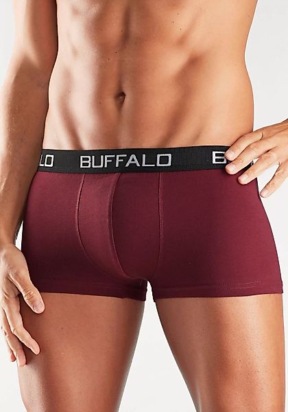 Buffalo Hipster, (Packung, 4 St.), knapp sitzende Boxershorts mit Kontrastb günstig online kaufen