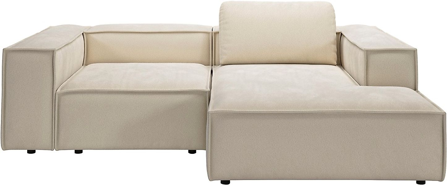 Places of Style Ecksofa "Watertown, kompakte L-Form, 246 cm breite für klei günstig online kaufen