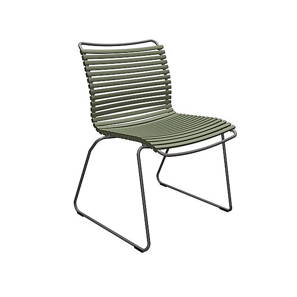 Outdoor Stuhl Click ohne Armlehne olivgrün günstig online kaufen