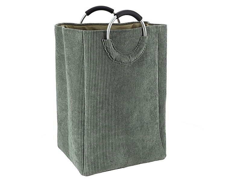 TENDANCE Wäschekorb CORD WÄSCHESACK WÄSCHETONNE WÄSCHEBEHÄLTER WÄSCHESAMMLE günstig online kaufen