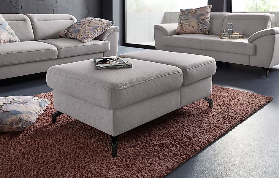 sit&more Hocker Percy, Fußhöhe 12 cm, günstig online kaufen