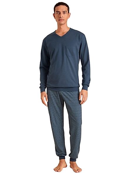 CALIDA Pyjama Calida Herren Bündchenpyjama 43688 günstig online kaufen