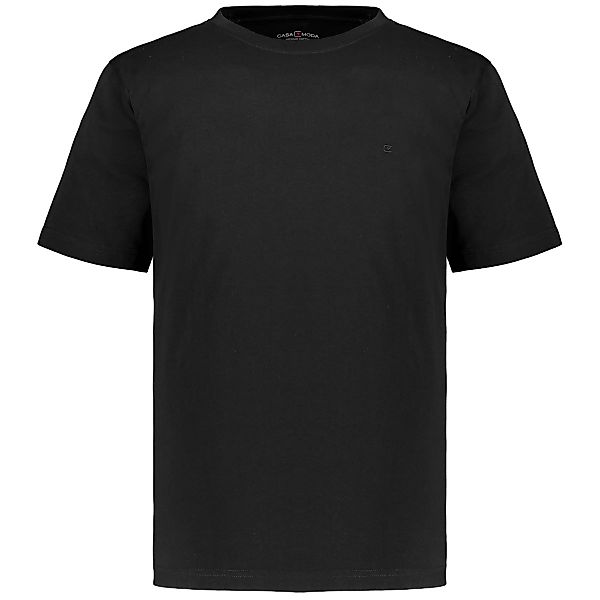 CASA MODA T-Shirt aus Baumwolle Farbe schwarz Größe: 6XL günstig online kaufen