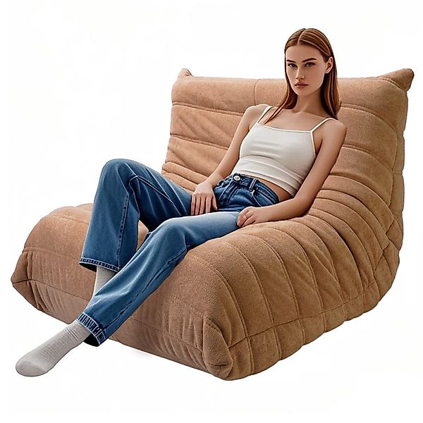 Durrafy Sitzsack Relaxsessel,Übergröße Sitzsack Lazy Sofa,Bodensofa,Einzels günstig online kaufen