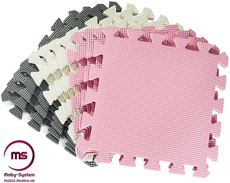 Moby-System Spielmatte Schaumstoffpuzzle 12-tlg., 120 x günstig online kaufen