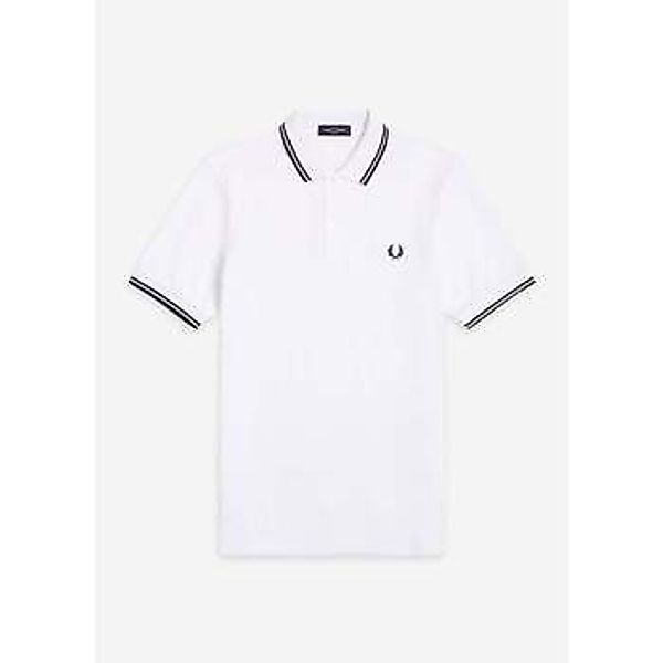 Fred Perry  T-Shirts & Poloshirts Twin tipped  polo shirt- white günstig online kaufen