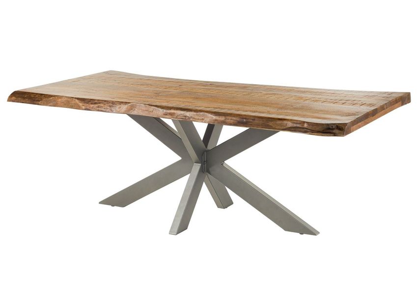 Massivmoebel24 Baumkantentisch FREEFORM (Baumtisch Mango 220x100x77 günstig online kaufen