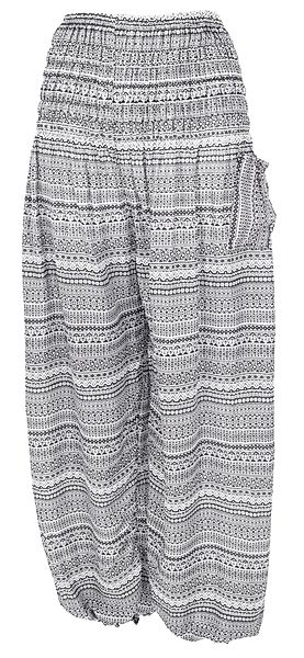 Guru-Shop Relaxhose Luftige Pluderhose, Sommerhose, Yogahose günstig online kaufen
