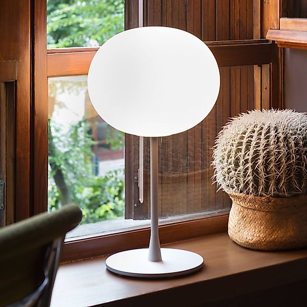 FLOS Glo-Ball Table 1 Tischleuchte, silber matt günstig online kaufen