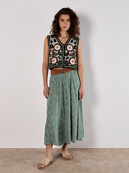 Apricot Maxirock Gepunkteter Maxirock (2-tlg., abnehmbarer Gürtel) mit Gürt günstig online kaufen