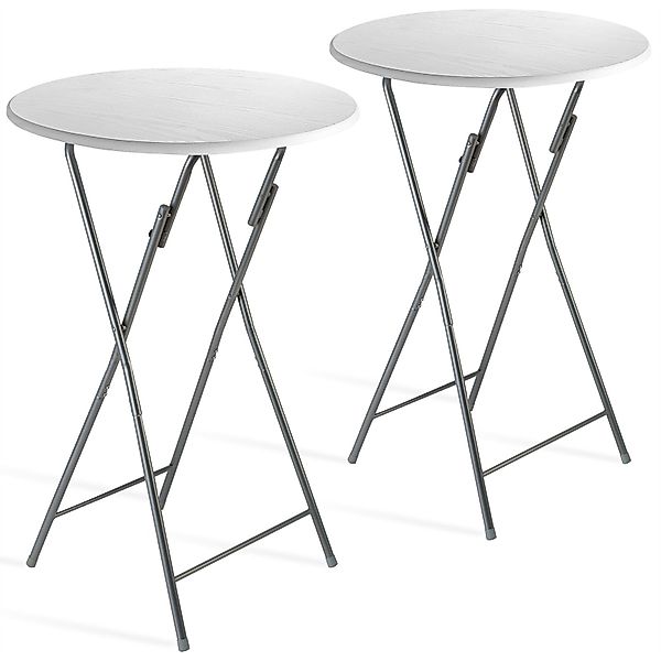 Casaria Stehtisch (2-St), 2x Klappbar 110cm günstig online kaufen