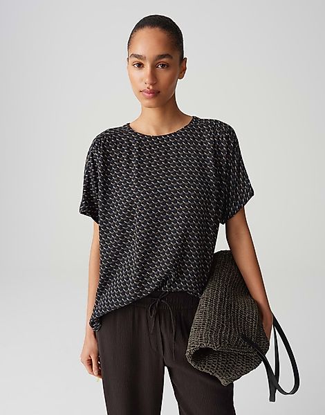 OPUS Kurzarmbluse FEMKA LONDON mit grafischem günstig online kaufen