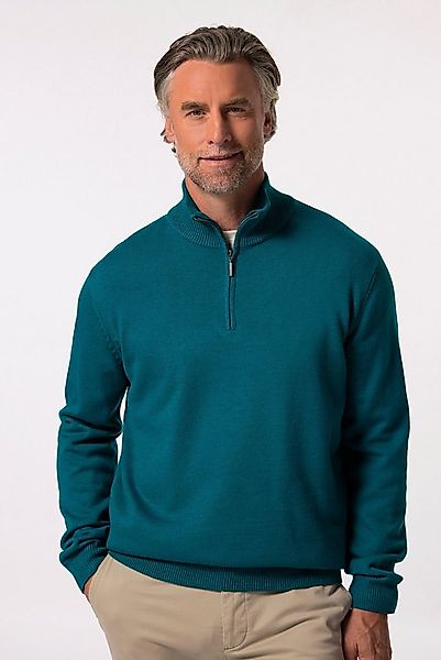 Boston Park Rundhalspullover Boston Park Troyer Strick Zippkragen bis 84/86 günstig online kaufen