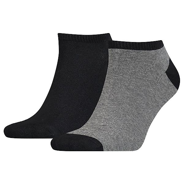 Levi´s ® Low Cut Logo Micro Gestreifte Socken 2 Paare EU 43-46 Black Combo günstig online kaufen