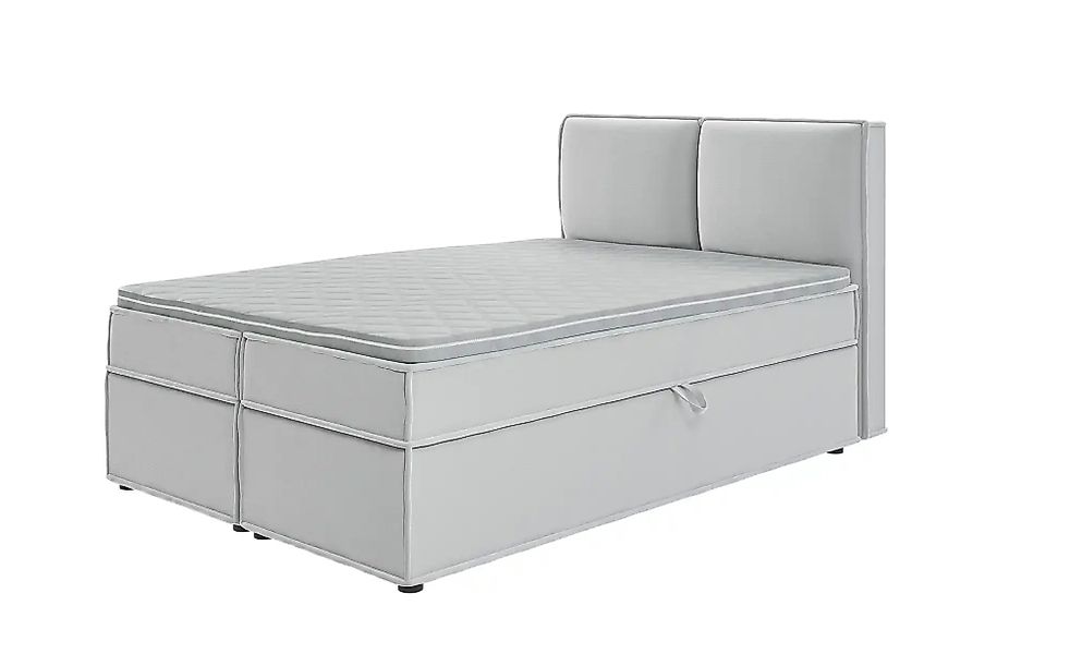 S-STYLE Boxbett mit Stauraum und Topper  H3 Uma ¦ silber ¦ Maße (cm): B: 14 günstig online kaufen