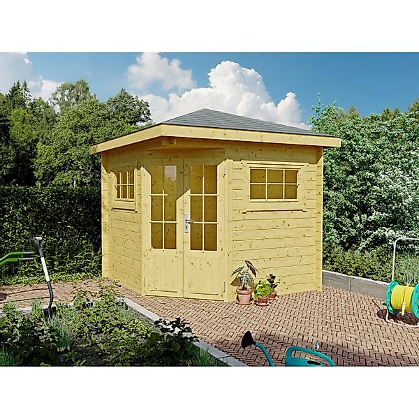 Fjordholz 5-Eck Gartenhaus Modell Evelyn 2A Kiefer Imprägniert günstig online kaufen