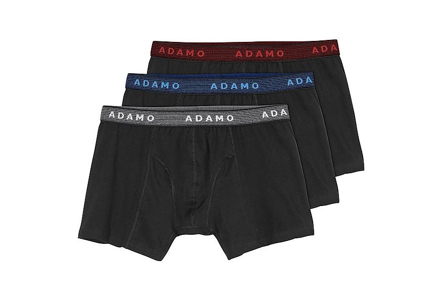 ADAMO Retro Pants Adamo 3er-Pack XXL Maxipants schwarz farbiger Bund (Packu günstig online kaufen