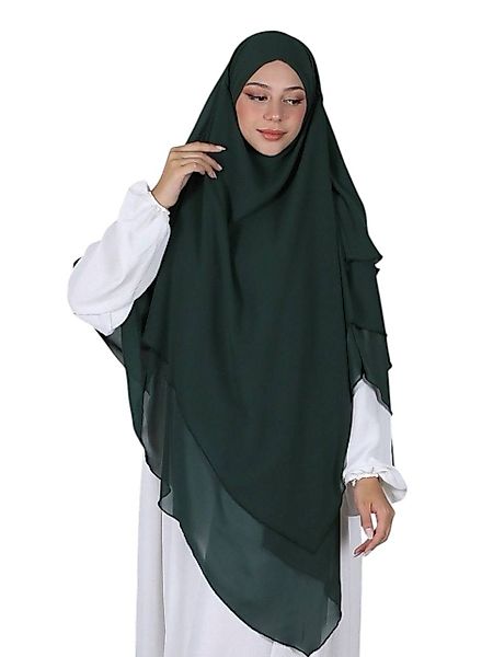 Aymasal Kopftuch Dreilagiger Khimar Chiffon Khumur günstig online kaufen