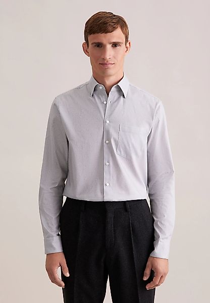 seidensticker Businesshemd "Schwarze Rose", Regular 1/1 Covered-Button-Down günstig online kaufen