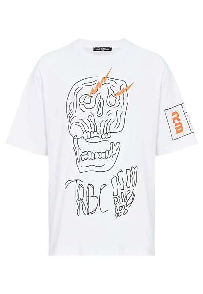 RedBridge T-Shirt Oversized mit Totenkopf-Print - günstig online kaufen