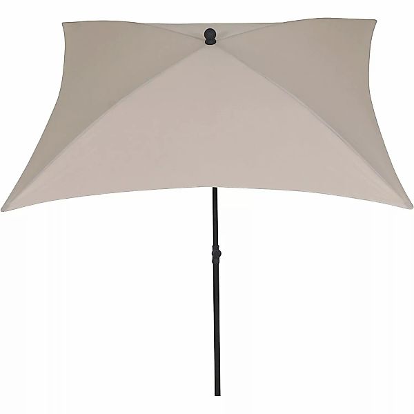Siena Garden Marktschirm City 180 cmx 180 cm Natur mit Neigungsfunktion günstig online kaufen
