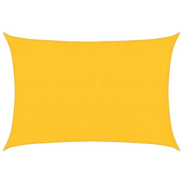 vidaXL Sonnensegel 160 g/m² Rechteckig Gelb 3,5x5 m HDPE 311572 günstig online kaufen