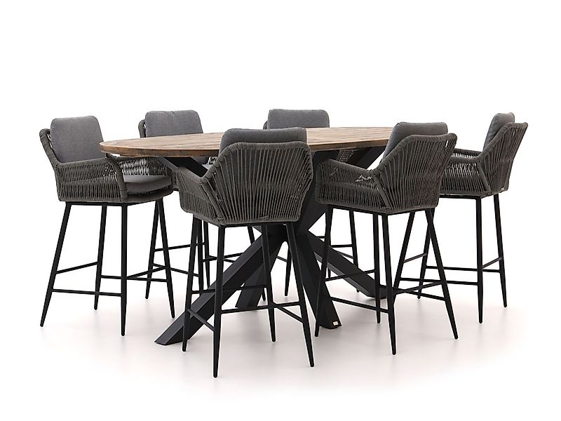 Intenso Isorella /ROUGH-Y Ellips 240 cm Gartenbar-Set 7-teilig günstig online kaufen