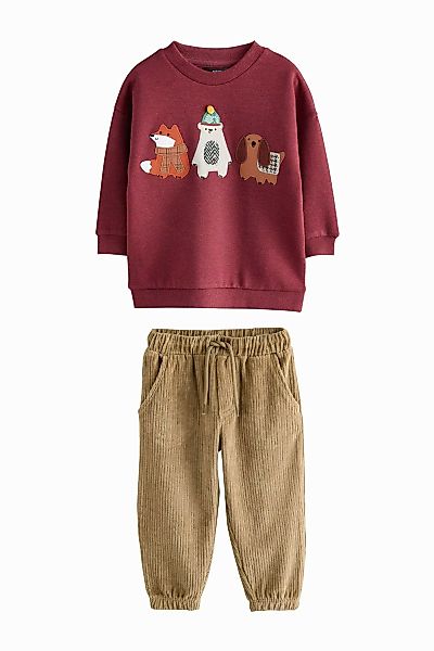 Next Sweatanzug Sweatshirt mit Applikation und günstig online kaufen