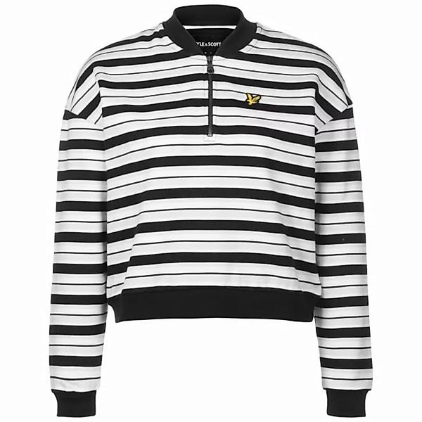 Lyle & Scott Sweatshirt Stripe Bomber Sweatshirt Damen günstig online kaufen
