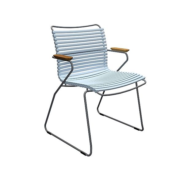 Click Gartenstuhl mit Armlehne pastell hellblau günstig online kaufen