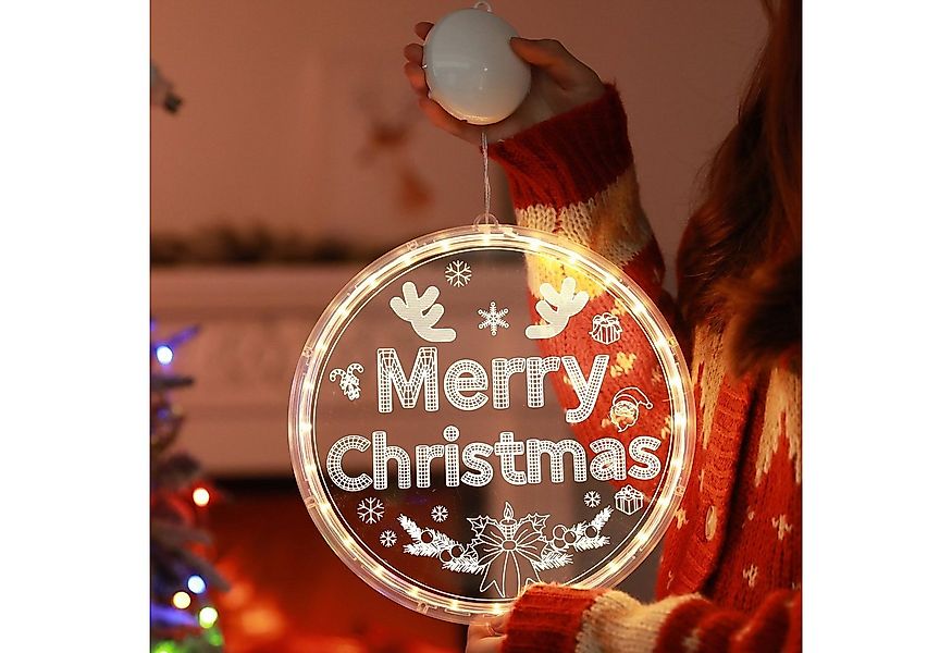 Rosnek LED Dekolicht 3D-Effekt, Batterie, hängende Lichter für Schlafzimmer günstig online kaufen