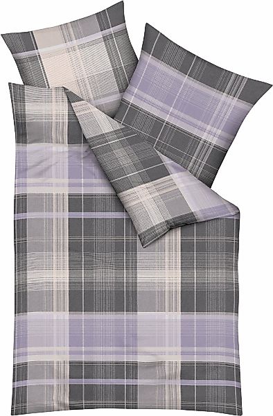 Kaeppel Bettwäsche "Tonight" 2 Stk. tlg. Mit Karomuster günstig online kaufen