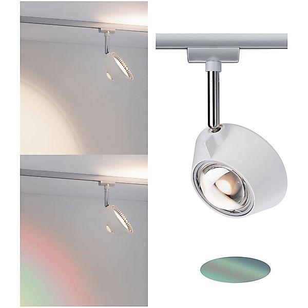 Paulmann "URail Schienenspot Sabik Einzelspot 570lm / 360lm 9W / 4,5W 2700K günstig online kaufen